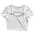 Coding Nerd Engineering CODE IS CLEAN MIND IS DIRTY Custom Printed Graphic Design Crop Top T-Shirt for Women